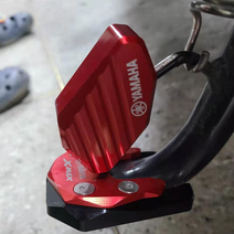 XMAX 날개형스탠드클립 보조스탠드커버 알루미늄소재, 블랙, 1개