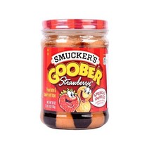 [이팬트리] 스머커즈 구버 딸기 땅콩버터쨈 510g, 1개