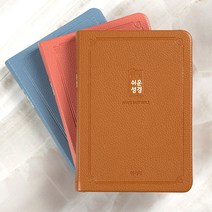 아가페 슬림 쉬운성경 소 단본 무지퍼 예쁜성경 성경책, 2.인디고블루