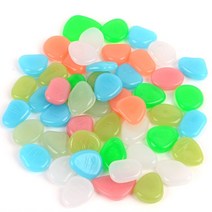 어항 바닥재 플라스틱 수족관 자갈 야광 구피 플래티, 오렌지