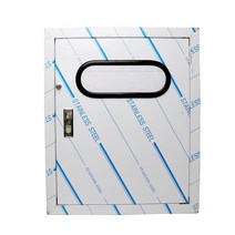 스텐카바 계량기함 500x600 매입함 뚜껑 전기계기함 1줄타공 SUS 아크릴창 분전함 커버, 계량기함 스텐카바 500x600