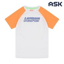 에스크 주니어 유니 라글란 배색 LONDON 쿨맥스 티셔츠