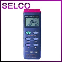 CENTER 데이터로거 온도계 CENTER306 휴대용 2채널, 1개