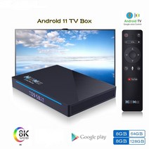TV셋톱박스 스마트TV 안드로이드 9.0 4K x 2K 16 + 256G 4G 32G 64G Hi3798M 64 비트, 5.빨간