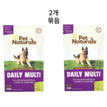 펫 네추럴스 데일리 멀티 강아지용 모든 크기 반려견 비타민 쟁여템 츄어블 30개 2개묶음