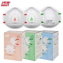 KDY 방진마스크 1급 2급 밸브 산업용 공업용 일회용 방독 분진 마스크 필터, 1급밸브_KDR-C100V(1통/10EA)