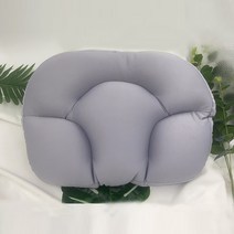 두피괄사 마사지 빗 지압봉 림프순환 바디 마사지 올 라운드 수면 베개 목 메모리 폼 계란 모양의 헤드 쿠, 02 Grey, [02] Grey