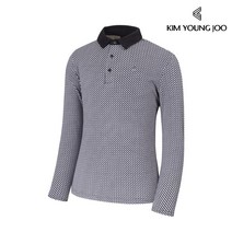 김영주 남성 양면 기모 마이크로 플리스 지그재그 카라 티셔츠 / 후리스 아웃도어 등산 골프기모티