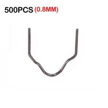 용접면 플라스틱 용접기용 핫 스테이플러 자동차 수리 기계 와이어 범퍼 500 개, [10] 500PCs 0.8mm F