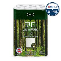 코디 3겹 천연펄프 숲속 피톤치드 30m 30롤 1팩, 단품