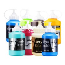 미술용 아크릴컬러물감 낱색 알파색채 500ml 1개, 927번 반다크브라운