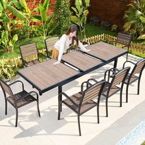 카페 야외 테이블 테라스 발코니 베란다 야외용 접이식 철제 플라스틱