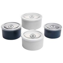 [기타브랜드] 세라믹 반찬통 도자기밀폐용기 8종 세트(뚜껑포함), 상세 설명 참조