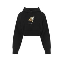 22FW STELLA McCARTNEY 블랙 코튼 스웨트셔츠 6J00513SPW68 1000