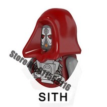 중국레고 시스 다스 베이더 빌딩 블록 Sheev Palpatine 벽돌 세 번째 자매 카일로 렌 카운트 두쿠 피규어 야만인 일반 슬픔스러운 장난감, E-PG648