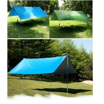 방수 스크린 그늘막 라운지 메사 도킹 사각 타프 쉘 캠프 옥상 렉타 미니멀웍스 감성 천막 비치 퍼스트, 카키