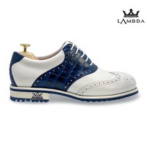 LAMBDA 람다 클래식 골프화 몬자 블루크로커