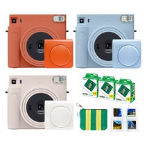 [당일발송] 정품 후지필름 인스탁스 스퀘어 SQ1+필름60장+전용가방+선물세트2종, 테라코타오렌지