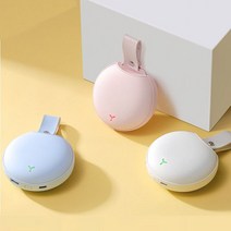 WT-W16 5000mAh 손난로 충전식 USB 보조배터리 휴대용 똑딱이 카카오 전자 핫팩