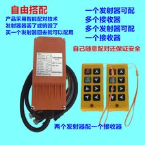 크레인 무선 리모컨 산업용 호이스트 스위치 송수신기, 6방향 AC220v 원격 송수신
