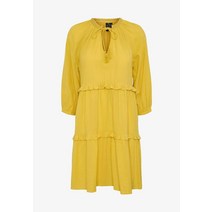 베로모다 VMLINE 주름 데일리 spicy mustard 휴양지 봄 여름 가을 원피스 [독일]