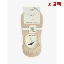 FALKE Step cotton blend socks 4011 Cream EUR 39 40 팔케 스텝 코튼 블렌드 양말 4011 크림 39-40사이즈 2팩