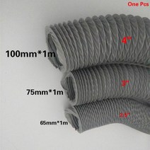 흄후드 25 quot3quot 4 quot 1 미터 공압 부품 나일론 PVC 유연한 튜브 파이프 배기관 조립 라인 연기 먼지 제거를 위한 후드, 2m+65mm