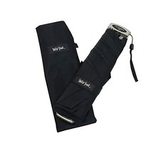 일본우산 초경량우산 워터 프론트 Water Front 초박형 접이식 우산 포켓 플랫 50 블랙 107780