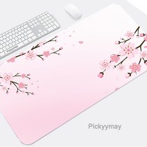 마우스 손목쿠션 손목받침대 손목보호대블랙 마우스 패드 벚꽃 데스크 매트 핑크 사쿠라 쿠션 키보드 컴퓨, 07 7_06 300x900x2mm