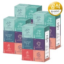 한예지 키스해링 오브제 미니 미용 각티슈 250매, 4팩, 6입