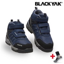 블랙야크 안전화 YAK-606 6인치 경량 통풍 찍찍이 밸크로 + V존양말