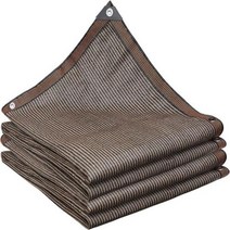 어닝 Sun Shade Sail-야외 그늘막 천 파티오 개인 정보 보호 스크린 패브릭 캐노피 차양 UV 블록 퍼걸, 01 초콜렛_12 2x7m