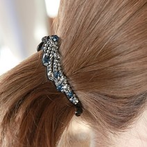 미스21 엠버 바나나핀 머리핀 헤어핀 집게핀 여성 여자 성인 데일리 포인트 집게 헤어 hairpin