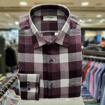 NC 불광점 레노마 # F/W신상 # TR 헤링본 깅엄 체크 기모 일반핏 긴팔 셔츠 RLWSGP-508-PU-5