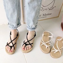 드레스날다 핫핫썸머 스트랩 꼬임 매듭 샌들(mshoes1023)