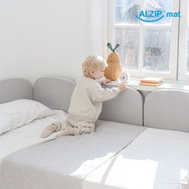 알집 라운드 벽매트 3p 택1 아기 침대 가드 안전문 벽쿠션 안전 놀이방, 라운드벽매트 3p 베이지