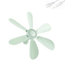 천장 실링팬 타프팬 거실 무선 천장 대형 실링펜 220v 10w 미니 팬 에너지 절약 자동 여름 냉각 팬 쿨러 50hz 가정용 기숙사 용 스위치 포함 6 드롭 배송, 초록