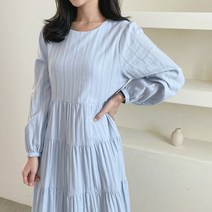 [스위트플러스] 임부복 봄 코튼레이스 외출 캉캉 임산부 원피스