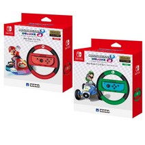 닌텐도스위치 마리오카트8 디럭스 조이콘 핸들, 레드+그린 1+1추가할인