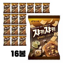 빙그레 쟈키쟈키 갈릭버터스테이크맛 70g x 16봉 1박스, 1개, 1120g