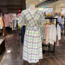 로엠 엔씨웨이브충장점 엔씨충장점 린넨원피스린넨롱원피스 체크린넨원피스 체크린넨롱원피스 롱원피스체크원피스 여름원피스