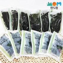[완도맘] 데치고 손질한 급냉 해조류, 120g, 10개