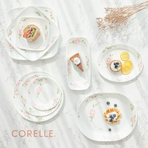 코렐 컨트리로즈 빈티지 2인 4인 6인 10인 혼밥 신혼 그릇 세트, 10비빔면기