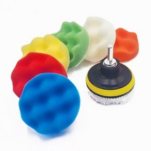 전동드릴사용 차량용 광택패드 컴파운드 흠집제거 _ 221218EA, 9종 드릴광택패드, 본상품선택