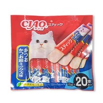 캣간식 츄르 가다랑어 가다랑어포 믹스 20개입 대용량 파우치간식 스낵간식 스낵 냥덕후 노르웨이숲고양이