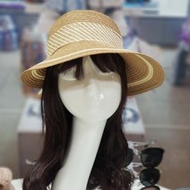 앙세르 썸머 오리챙 두줄라인 리본 버킷햇