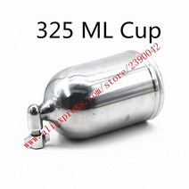 후끼 스프레이건 -101 -71 가구 자동차 101 71 페인팅 스프레이 건 중력 400 에 대한 수입 플라스틱금속 페인트 탱크 페인트 컵, 325ml 금속 컵, 325ml, 1개