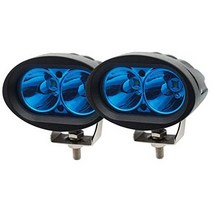 일본직발송 10. BIQING LED 워크 라이트 20W 작업 등 12V 24V 겸용 협각 스팟 빔 6000K 지게차 오도바이, ONE SIZE, 블루