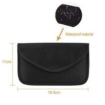 3 사이즈 신호 차단 패러데이 가방 안티 방사선 안티 해킹 추적 휴대 전화 스파이 gps rfid 자동차 열쇠 고리 emf 케이스, 큰 사이즈