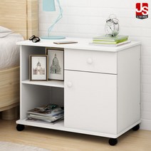 JS리빙 서랍장 책상 보조 수납 원목 인테리어 침실 미니 거실 사이드 테이블 수납장 쇼파 3단 베드 침대 틈새 침대옆 협탁 선반 이동식 서랍 / MD: 1096*ZKF1956_0T
